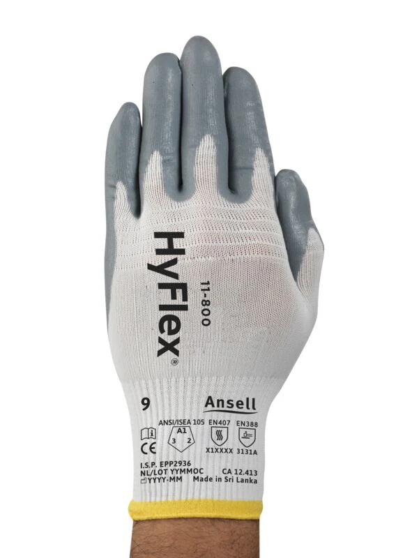 ANSELL HYFLEX® NITRILE FOAM COATED INDUSTRIAL GLOVES - 11-800 - Image 2