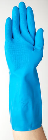 ANSELL ALPHATEC® BLUE MEDIUM DUTY NITRILE GLOVES(MARIGOLD) - 37-501 - Image 3