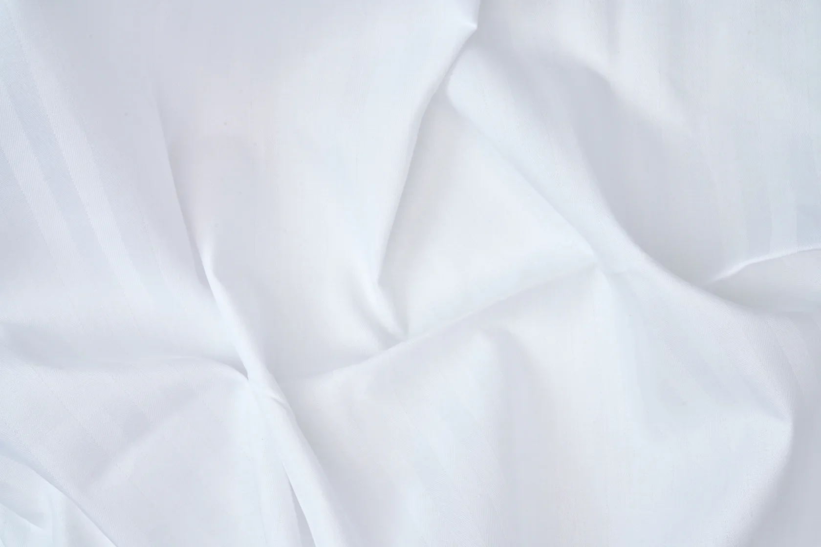 THOMASTON ROYAL SUITE SATIN STRIPE T-250 WHITE HOTEL FLAT SHEETS - Image 4
