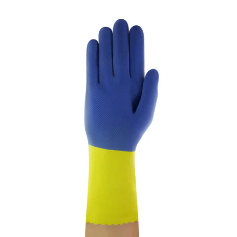 ANSELL ALPHATEC® TWO TONE DOUBLE DIPPED WORK GLOVES - 87-224 - Image 5